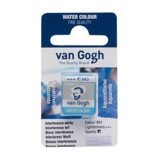 Фарба акварельна Van Gogh (843), Інтерферентний білий, кювета, Royal Talens 8712079419639 фото
