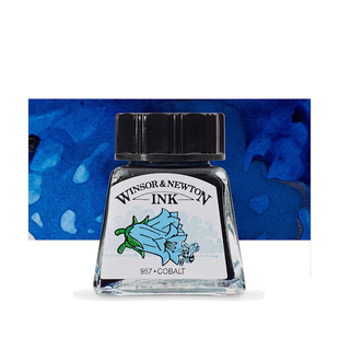 Туш Drawing Inks 14 мл, № 176 Cobalt (Кобальт синій), Winsor&Newton 1005176 фото