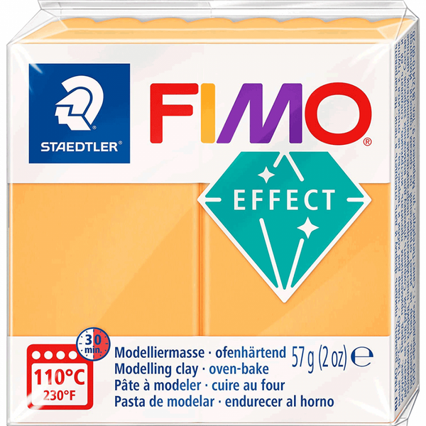 Пластика Effect, Оранжева неонова, 57г, Fimo 4007817063996 фото