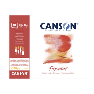 Склейка паперу для олії та акрилу Figueras Bloc 290 г/м2, 33x41см, 10л, CANSON 3148958572228 фото