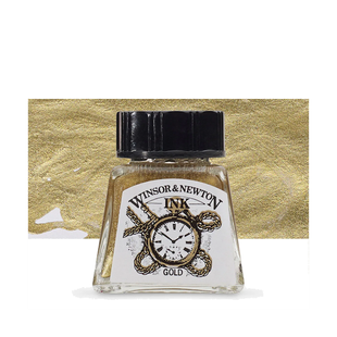 Туш Drawing Inks 14 мл, № 283 Gold (Золото), Winsor&Newton 1005283 фото