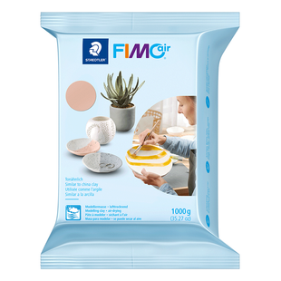 Пластика самозастигаюча, блідо-рожева, 1 кг, Fimo Air 4006608806699 фото