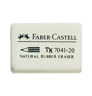 ГУМКА 7041-20 БІЛА, 184120, FABER CASTELL 9556089741200 фото