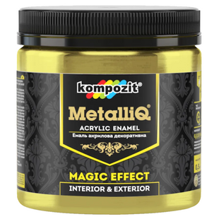 Емаль акрилова MetalliQ, золото, 0,5 кг, Art Kompozit 4820085741676 фото