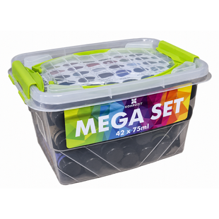 Набір акрилових фарб MEGA SET, 42*75мл, ART KOMPOZIT 4820251525581 фото