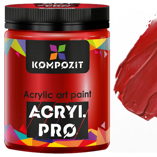 Фарба акрилова 430мл, 259 Червоний міцний, Art Kompozit 4820085745827 фото