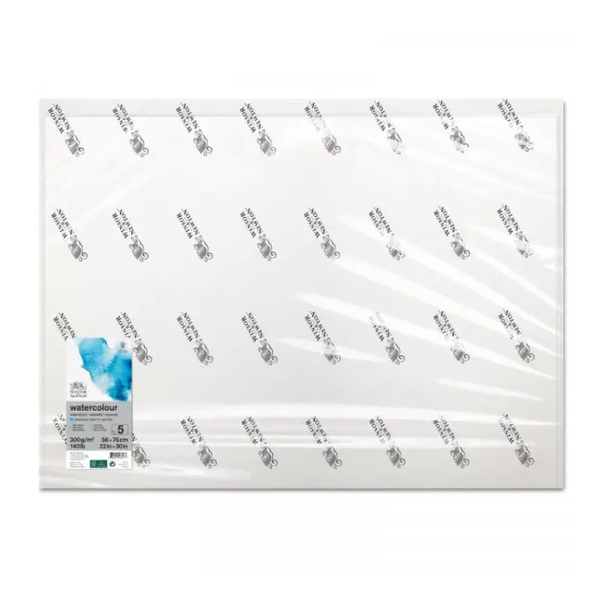 Папір акварельний Watercolour aquarelle, CP,100% cotton, 56х76 см, 300гр, Winsor&Newton 094376862560 фото
