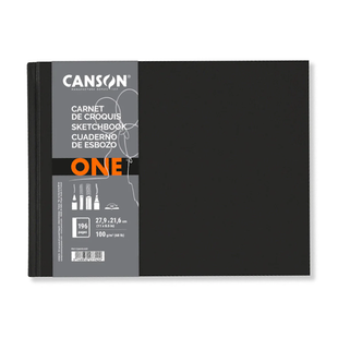 Блокнот для рисунку Art Book One LANDSCAPE, 21,6*27,9 см, 100г/м2, 98л, тверда палітурка CANSON 3148950077424 фото