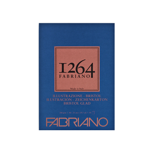 Склейка для рисунку Bristol 1264 А4, 200г/м2, 50л, FABRIANO 8001348212201 фото