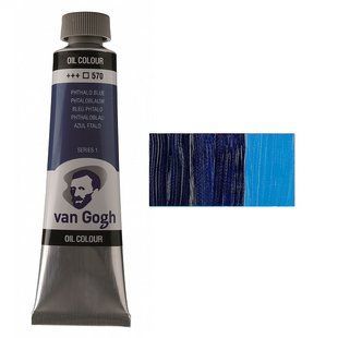 Фарба олійна Royal Talens, Van Gogh 40мл, (570) Синій ФЦ 8712079219628 фото