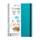 Блокнот для акварелі на спіралі Unica by Fabriano, А4, 250г/м2, 32 л, білий, Бірюза, ROSA Gallery 4823098540823 фото 1