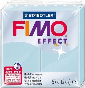 Пластика Effect, Аквамаринова пастельна, 57г, Fimo 4006608812232 фото