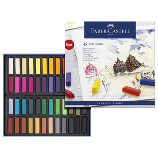 Набір пастелі сухої 1/2 48кол, GOLDFABER СИНЯ ЛІНІЯ, 128248, Faber Castell 4005401282488 фото