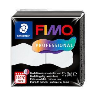 Пластика Professional, Біла, 57г, Fimo 4007817163535 фото