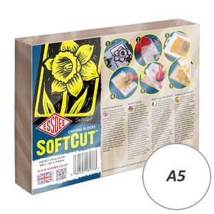 М'який лінолеум для ліногравюри А5, 203х152х3,0 мм, 3.0/SC3, SOFTCUT, ESSDEE 5060127181773 фото