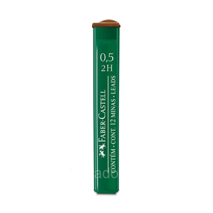 Грифель 0,5мм 2H, 12шт, OF/9125, Faber-Castell 7891360472667 фото