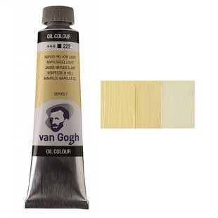 Фарба олійна Royal Talens, Van Gogh 40мл, (222) Неаполітанський жовтий світлий 8712079219185 фото