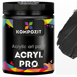 Фарба акрилова 430мл, 541 карбон чорний , Art Kompozit 4820251523662 фото