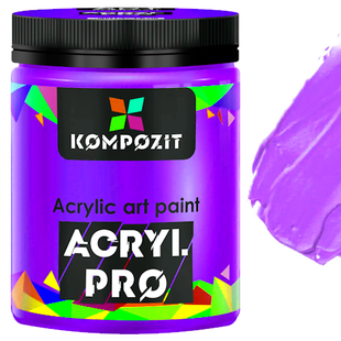 Фарба акрилова 430мл, 557 флуоресцентний фіолетовий, Art Kompozit 4820251524300 фото
