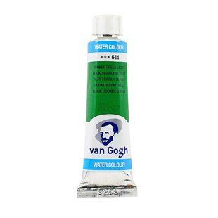 Фарба акварельна Van Gogh (644), Хукера зелена світла, туба 10 мл, Royal Talens 8712079046743 фото