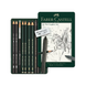 Набір графітних олівців PITT GRAPHITE SET (11шт) мет. пенал, 112972, Faber Castell 4005401129721 фото 2