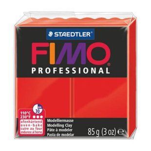 Пластика Professional, Червона, 85г, Fimo 4007817800126 фото