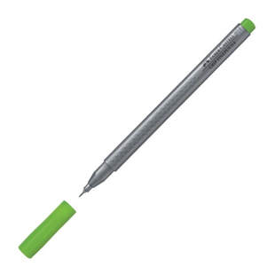 Лінер GRIP FINEPEN 0,4 (VM66), Зелений трав&rsquo;яний, Faber-Castell 4005401516668 фото