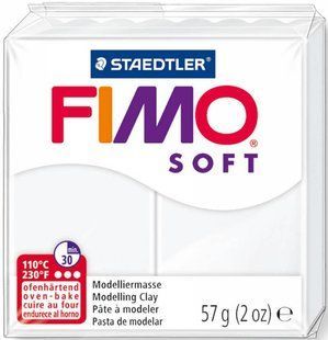 Пластика Soft, Біла, 57г, Fimo 4006608809393 фото