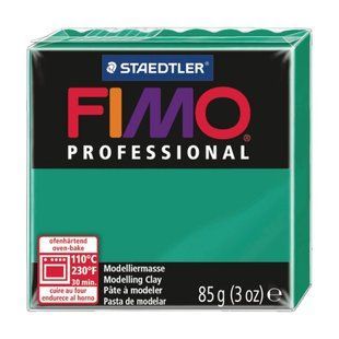 Пластика Professional, Зелена, 85г, Fimo 4007817800201 фото