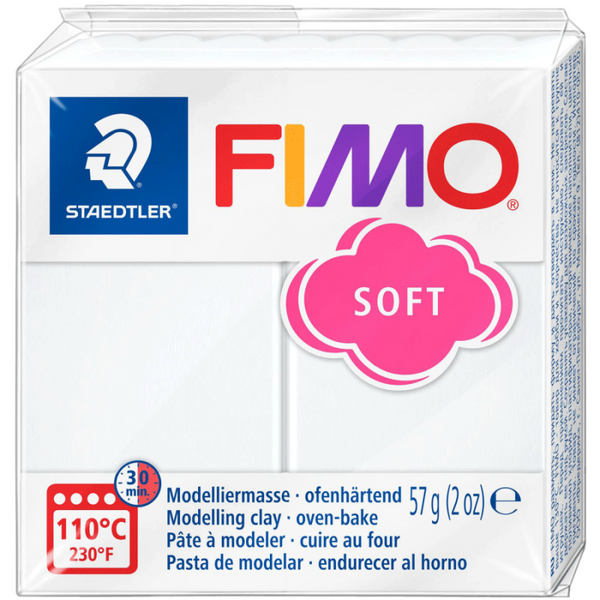 Пластика Soft, Біла, 57г, Fimo 4006608809393 фото