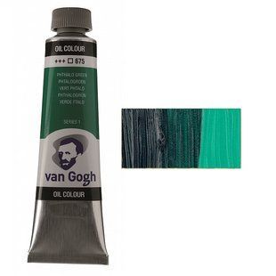 Фарба олійна Royal Talens, Van Gogh 40мл, (675) Зелений ФЦ 8712079219734 фото