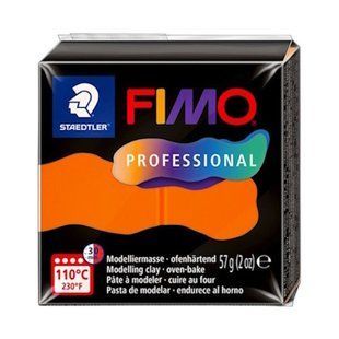 Пластика Professional, Оранжева, 57г, Fimo 4007817163474 фото