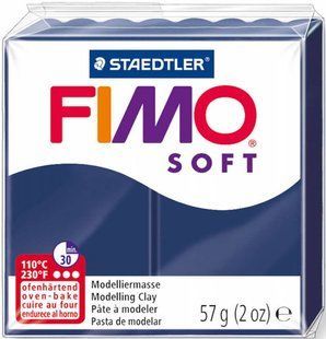 Пластика Soft, Синя королівська, 57г, Fimo 4006608809553 фото