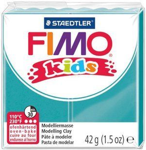 Пластика Fimo kids, Смарагдова, 42г, Fimo 4007817805077 фото