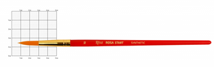 Синтетика кругла, №10, к.р. пензель ROSA START 4823098500216 фото