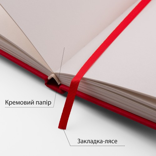 Блокнот для графіки, 15х15см, 100 арк., тверда обкладинка, 110г/м2, червоний, SANTI 5056574449382 фото