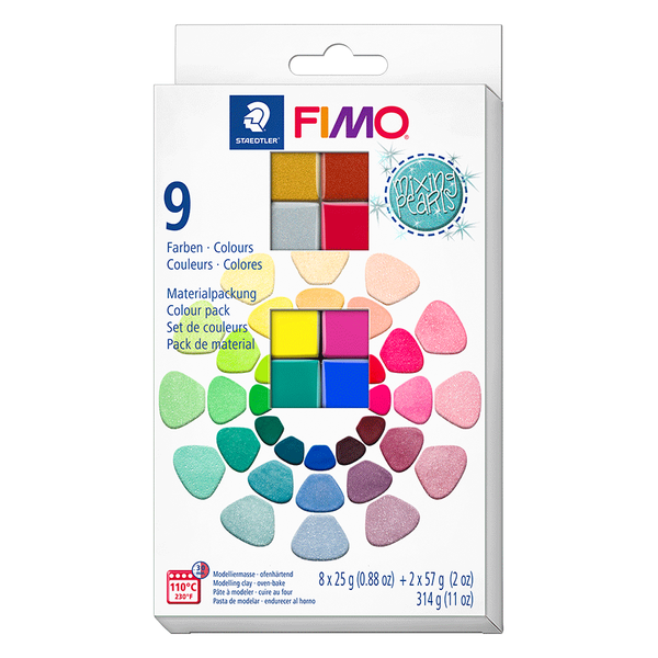 Набір пластики &ldquo;Effect Mixing Mica Colours&ldquo;, 8х25гр, 2х57гр, Fimo 4007817096567 фото