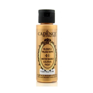 Акрилова фарба з ефектом золочення Waterbased Gilding Paint, 70 мл, #100 Gold, Cadence 8697422121189 фото