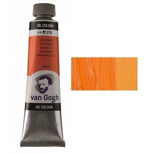 Фарба олійна Royal Talens, Van Gogh 40мл, (276) AZO Оранжевий 8712079219291 фото