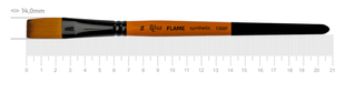 Синтетика плоска, FLAME 1368F, №14, к.р. пензель ROSA 4823098534426 фото
