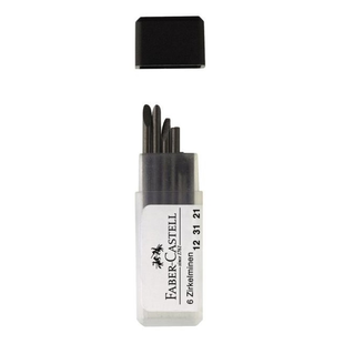 Грифель 2мм ДЛЯ ЦИРКУЛЯ, 6ШТ, 123121, Faber Castell 4005401231219 фото
