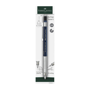 Олівець механічний TK-FINE VARIO 0.5ММ, INDIGO, 135542, Faber Castell 4005401355427 фото