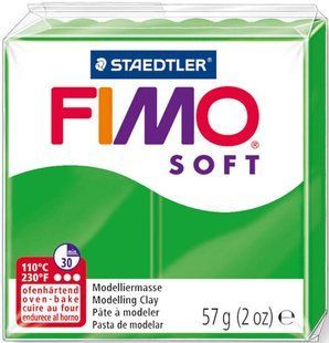 Пластика Soft, Тропічна зелена, 57г, Fimo 4006608809690 фото