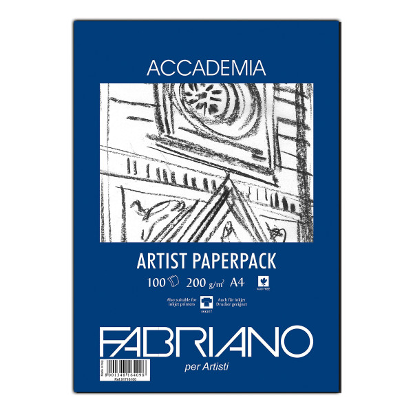 Папір Accademia А4 (21*29,7см), 200 г/м2, FABRIANO 8001348164883 фото
