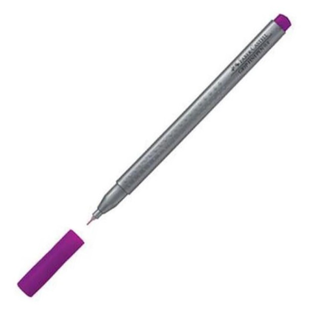 Лінер GRIP FINEPEN 0,4 (CS37), Фіолетовий світлий, Faber-Castell 4005401516378 фото
