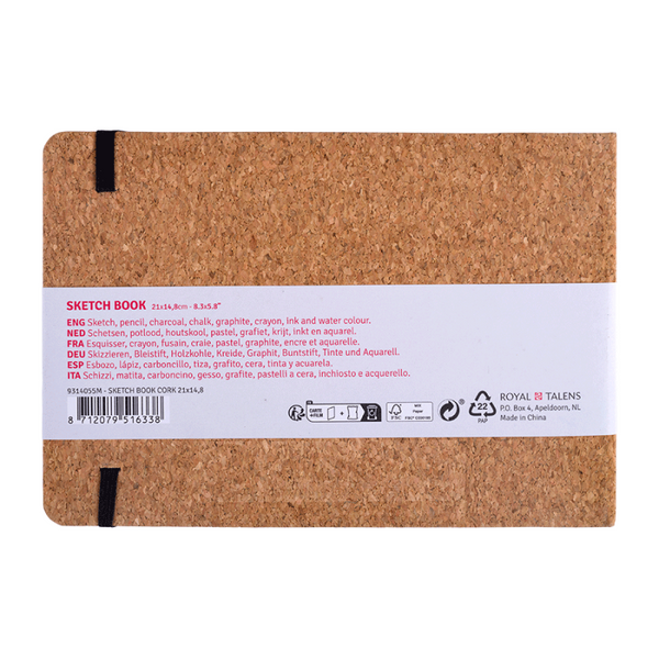 Блокнот для графіки Talens Art Creation, 140г/м2, 21х14,8см, 80л, Cork, Royal Talens 8712079516338 фото