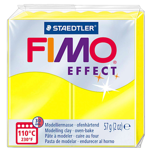 Пластика Effect, Жовта неонова, 57г, Fimo 4007817063989 фото