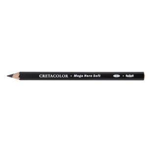 Олівець для рисунку MEGA, Неро м&rsquo;який,Cretacolor 9014400324971 фото