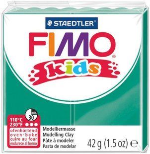 Пластика Fimo kids, Зелена, 42г, Fimo 4007817805107 фото