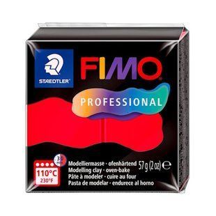 Пластика Professional, Червона, 57г, Fimo 4007817163429 фото